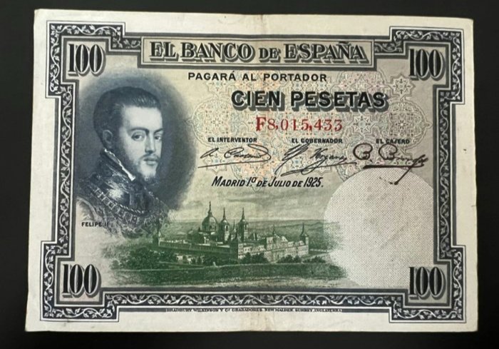 Spanien. - 5 banknotes - various dates  (Ingen mindstepris)