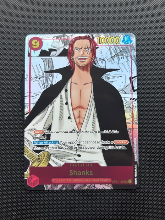 Bandai - 1 Card - One Piece - Shanks - Romance Dawn