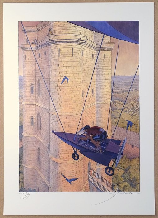 Schuiten, François - 1 Offset Print - Le Donjon des rêves Vincennes