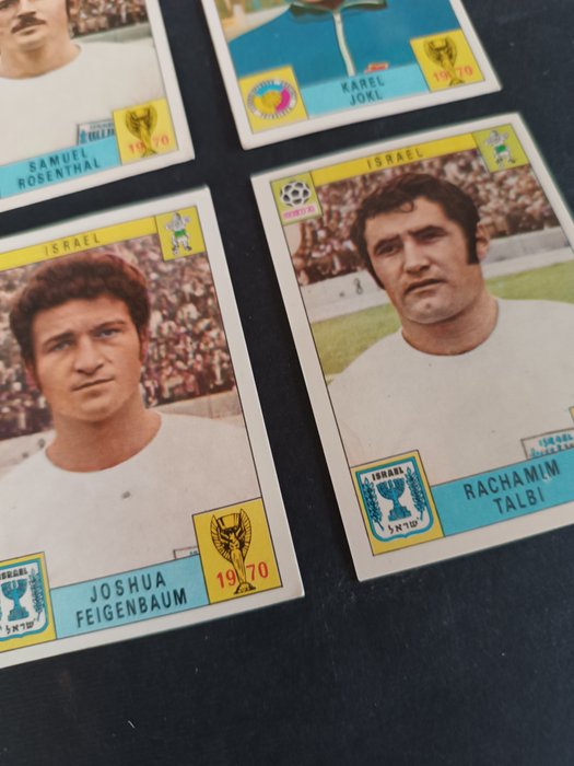 Panini - Mexico 70 World Cup - Israel, Ceskoslovensko - 9 Card