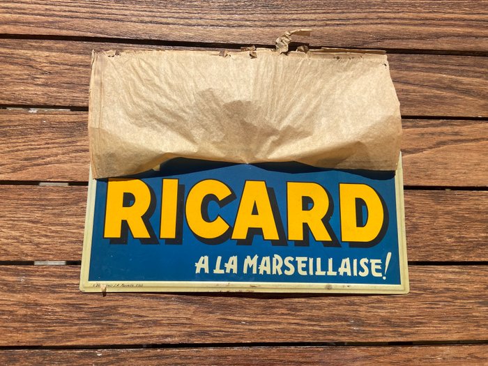 Ricard - G De Andreis Marseille - Plakette - Metal