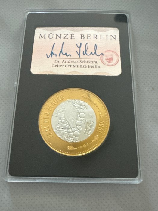 Tyskland Silver medal ND Fall der Mauer (999)  (Ingen mindstepris)