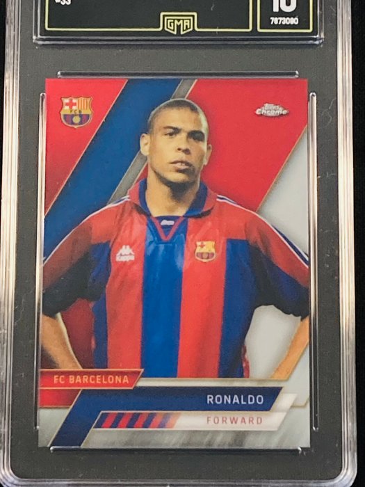 2022 - Topps - Chrome FC Barcelona - Ronaldo Nazario - #33 - 1 Graded card - GMA 10