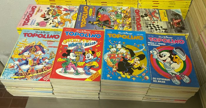 Topolino 1701/1800 - Sequenza semi completa - 97 Comic - Første udgave - 1988/1990