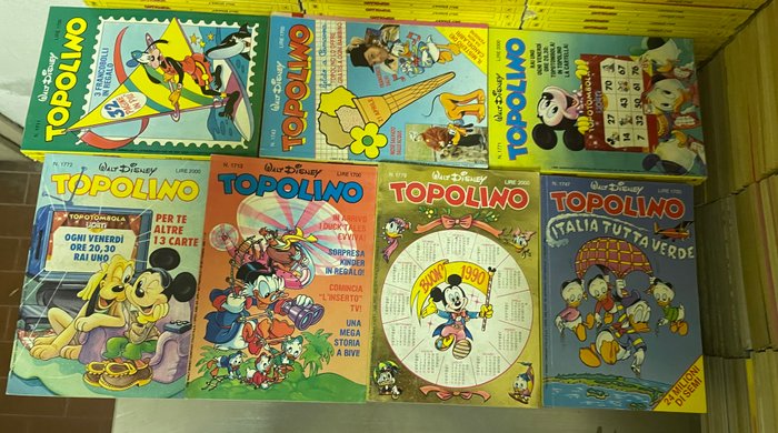 Topolino 1701/1800 - Sequenza semi completa - 97 Comic - Første udgave - 1988/1990