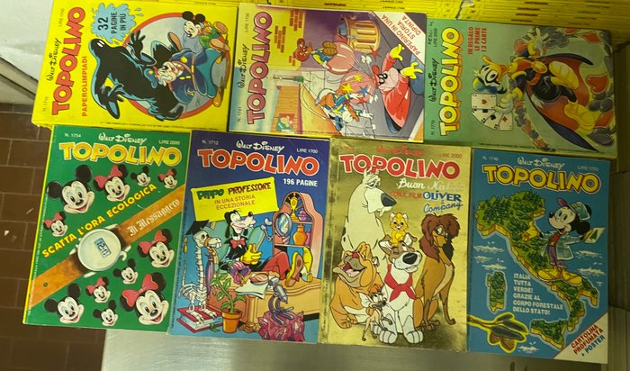 Topolino 1701/1800 - Sequenza semi completa - 97 Comic - Første udgave - 1988/1990