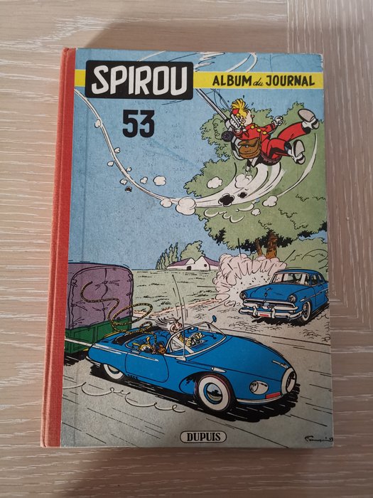 Spirou (magazine) - Recueil N°53 - 1 Album - Første udgave - 1955