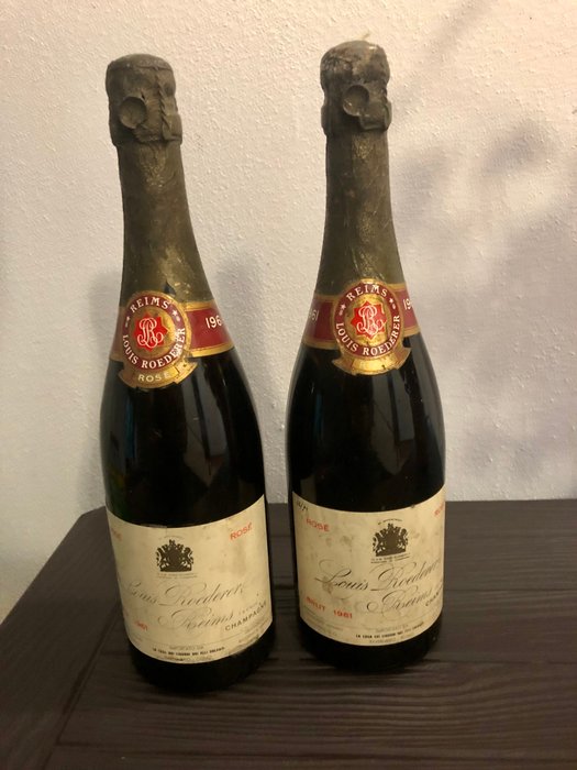 1961 Louis Roederer, Champagne - Reims Brut, Rosé - 2 78 cl