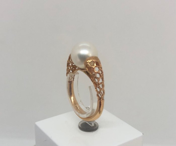 Ring SouthSea Pearl - Pink Guld 18K