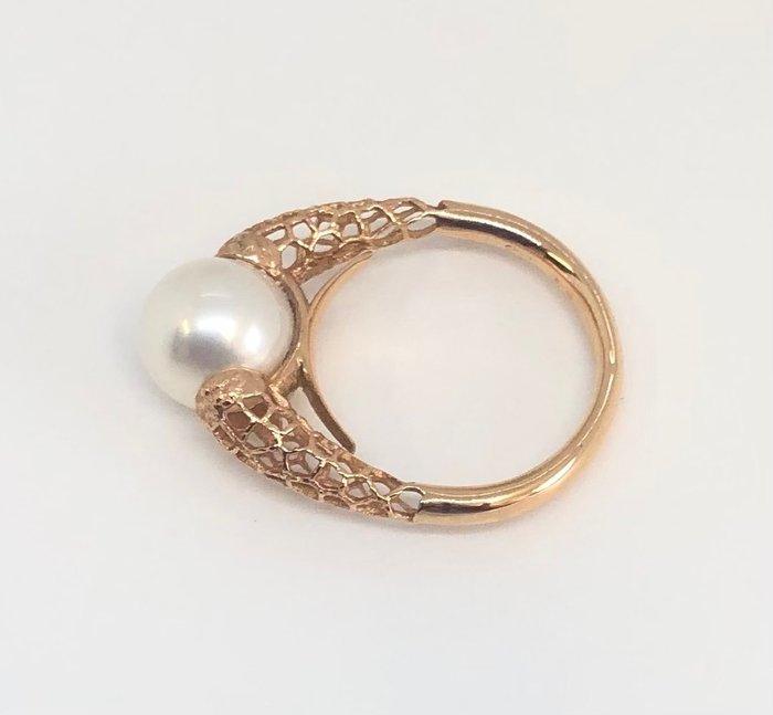 Ring SouthSea Pearl - Pink Guld 18K