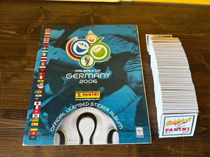 Panini - World Cup Germany 2006 - Ronaldo Zlatan Ibrahimović Cristiano Ronaldo Lionel Messi Zinedine Zidane - 1 Empty album + complete loose sticker set