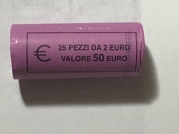 Italien. 2 Euro 2024 “Guardia di Finanza“ (25 monete) in rotolino  (Ingen mindstepris)