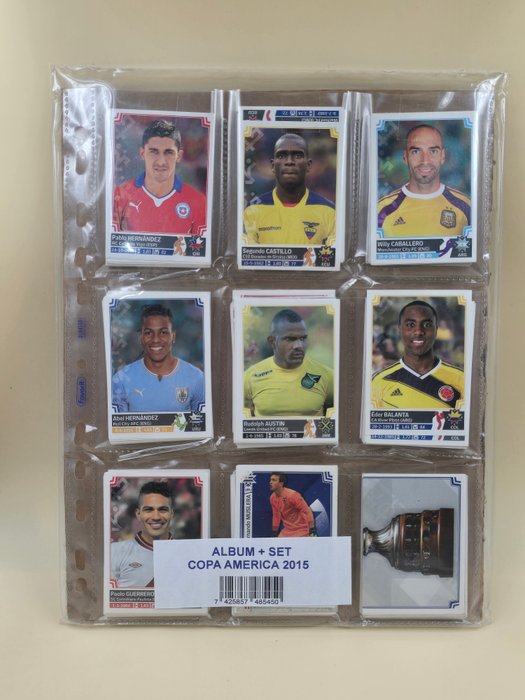 Panini - Copa America Chile 2015 - 1 Empty album + complete loose sticker set