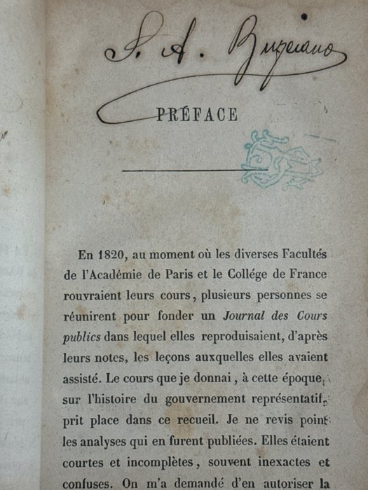 Par Guizot - Histoire Des Origines Du Gouvernememt ReprésentatifEt Des Institutions Politiques De L’Europe - 1880