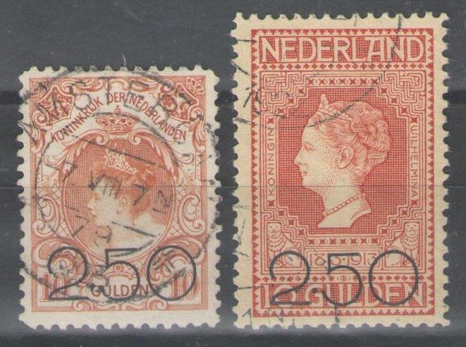 Holland 1920 - Klareringsproblem - NVPH 104/105