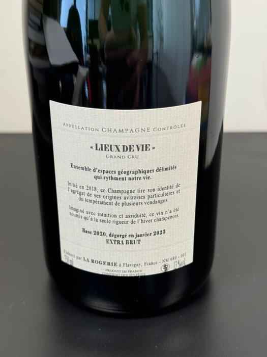 la rogerie, Lieux de vie - Champagne Grand Cru - 1 Flaske (0,75L)