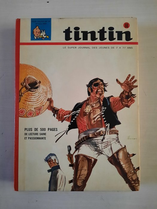 Tintin (magazine) - Recueil N°86 - 1 Album - Første belgiske udgave - 1967