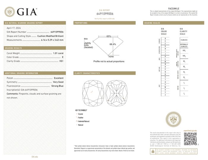 Ingen mindstepris - 2 pcs Diamant  (Natur)  - 2.01 ct - Pude - D (farveløs), E - VS1 - Gemological Institute of America (GIA) - *Matchende par* *EX*