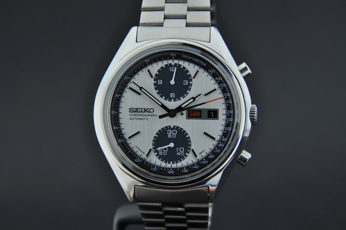 Seiko - Panda Chronograph Automatic - 6138-8020 - Mænd - 1970-1979