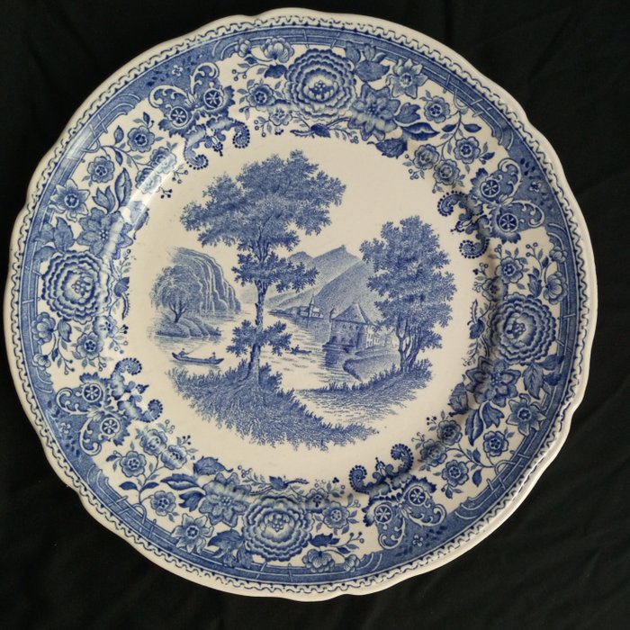 Villeroy  Boch - Serveringstallerken (6) - Burgenland Blue - Porcelæn - Burgenland blå