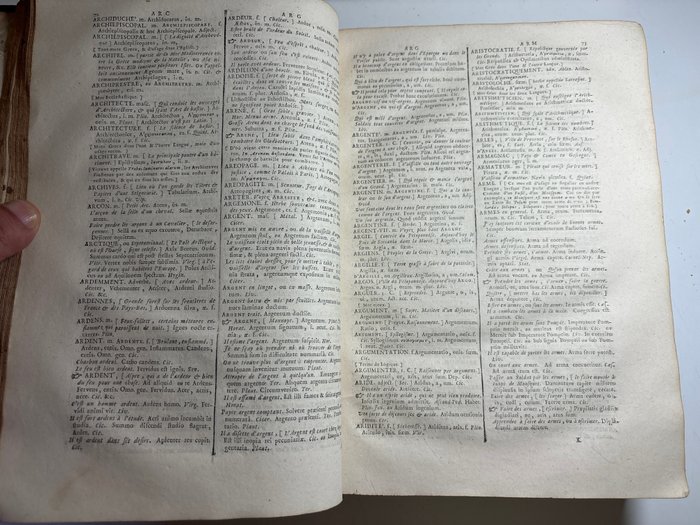 L’Abbé Danet - Dictionnaire François et latin de l’Abbé Danet - 1718