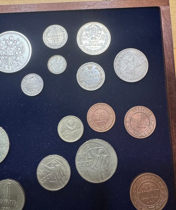 Rusland. A Lot of 26x Russian  Soviet Coins, including much Silver  (Ingen mindstepris)