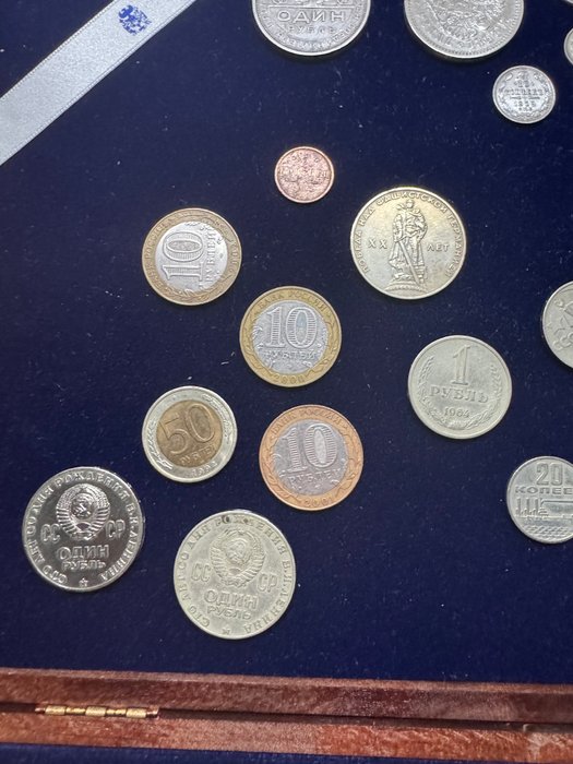 Rusland. A Lot of 26x Russian  Soviet Coins, including much Silver  (Ingen mindstepris)