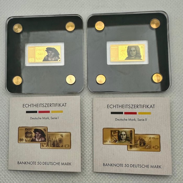 Tyskland. ND 50 Mark+50 Mark , oro 2x1/500 Oz (.999)  (Ingen mindstepris)