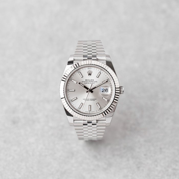 Rolex - Oyster Perpetual Datejust 41 'Silver Dial' - 126334 - Mænd - 08/2024