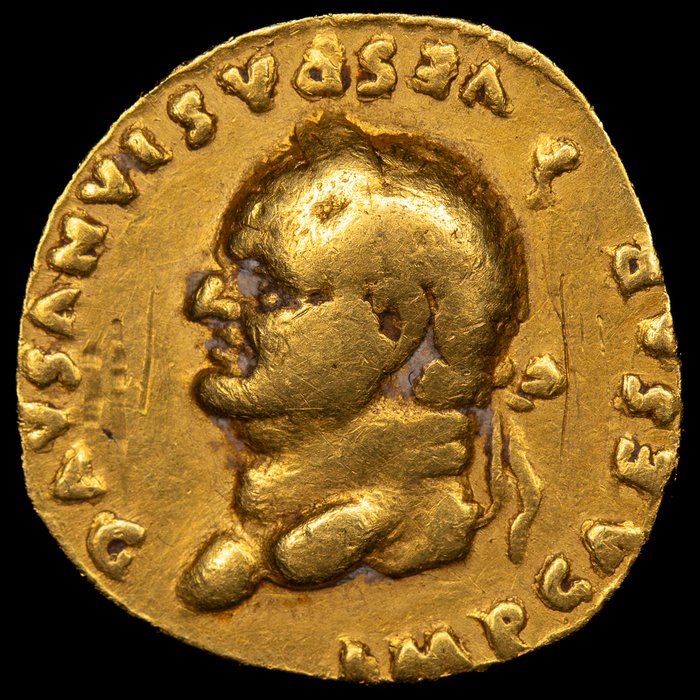 Romarriket. Vespasian (AD 69-79). Aureus Rome, AD 76 - Aeternitas  (Ingen mindstepris)