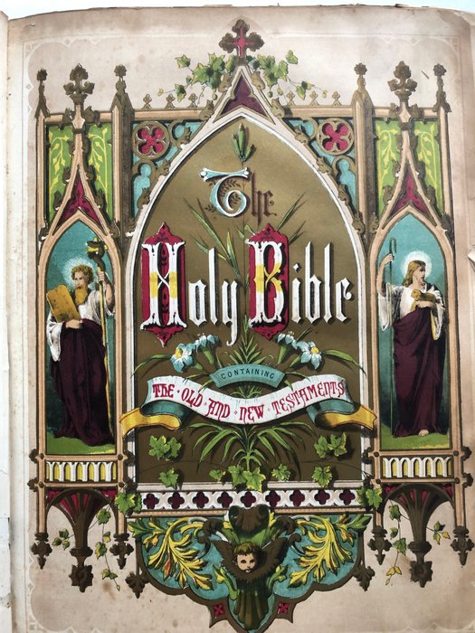 Re. John Brown. - The Holy Bible containing The Old and New Testaments - 1875