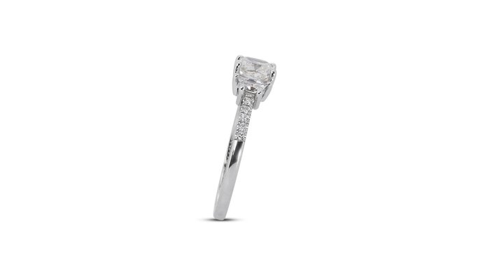 Ring - 18 kraat Hvidguld -  180ct tw Diamant (Natur) - Diamant