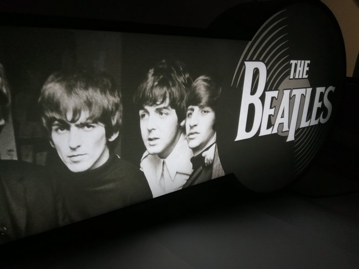 Beatles - Vintage Unik væglampe fantastisk - Lightbox - 1990-1999 - virker