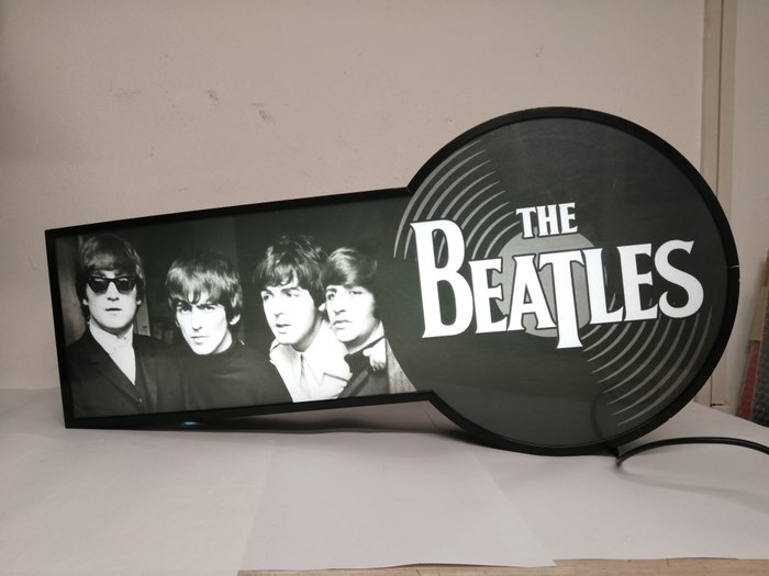 Beatles - Vintage Unik væglampe fantastisk - Lightbox - 1990-1999 - virker