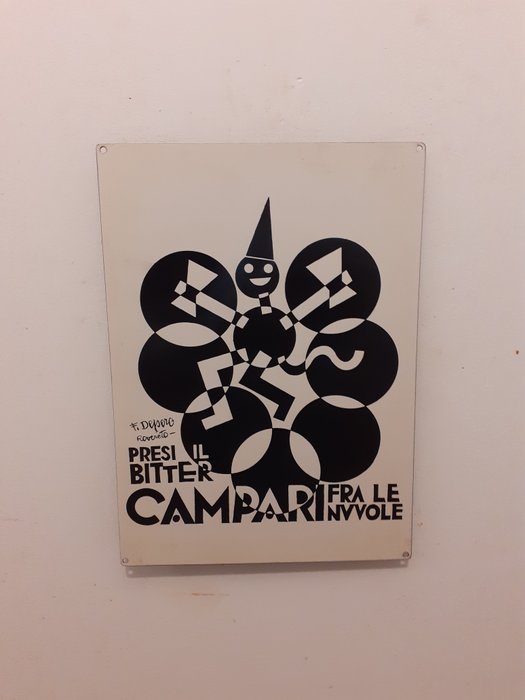 Davide Campari S.p.a Milano - Fortunato Depero - Reklameplakat - Jern