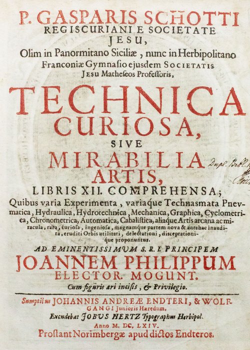 Schott - Technica Curiosa Sive Mirabilia Artis - 1664