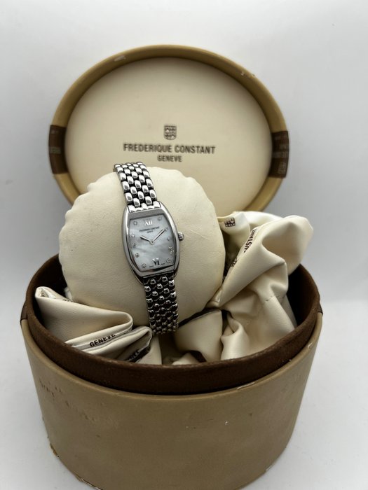 Frédérique Constant - Diamonds Mother of Pearl Dial Ladies Tonneau - FC235X1T25/6 - Kvinder - 2000-2010