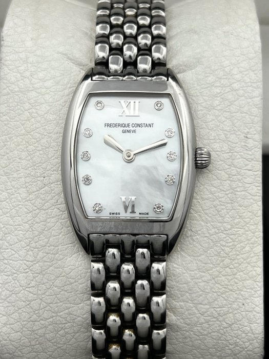 Frédérique Constant - Diamonds Mother of Pearl Dial Ladies Tonneau - FC235X1T25/6 - Kvinder - 2000-2010