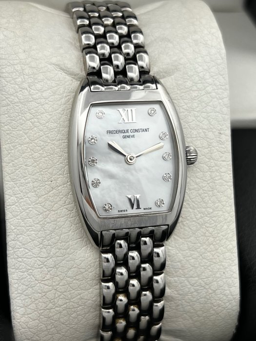 Frédérique Constant - Diamonds Mother of Pearl Dial Ladies Tonneau - FC235X1T25/6 - Kvinder - 2000-2010