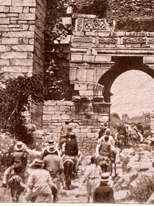 Two Archaeology Sites in Turkey (Ephesus and Bodrum) - Lot of Two Albumen Prints - ca. 1890s