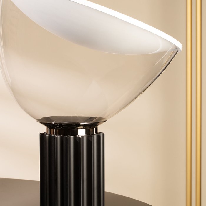 Flos - Achille Castiglioni, Pier Giacomo Castiglioni - Lampe - Bemærk stort glas - Aluminium, Glas