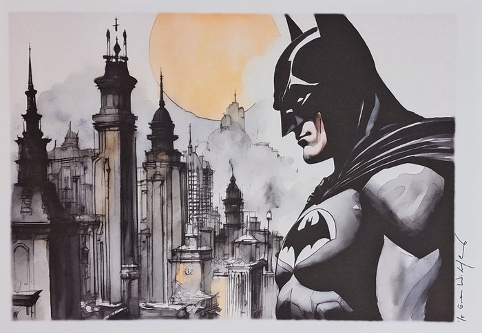 Batman - watercolor edition by Emma Wildfang - Large size