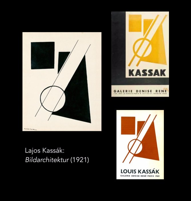 Lajos Kassák (1887-1967) - Composition