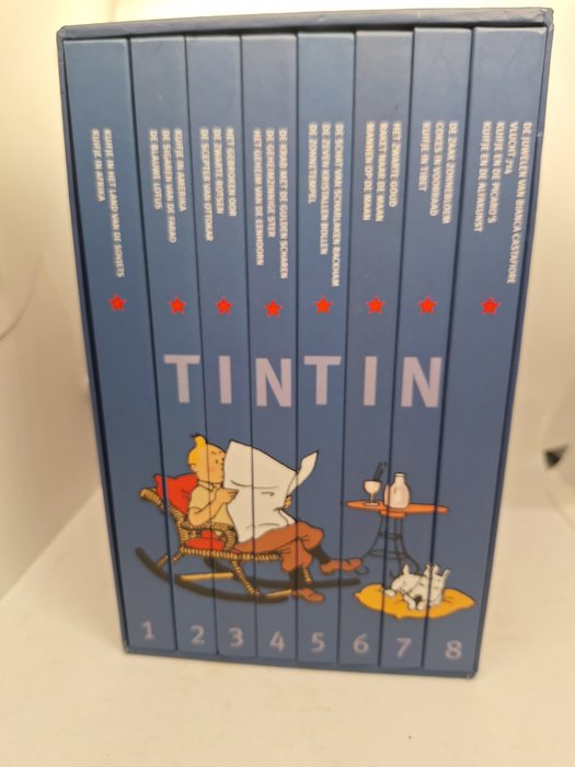 Kuifje 1-24 - BOX TinTin Kuifje - 1 BOX sæt - Første udgave/genoptryk - 2008