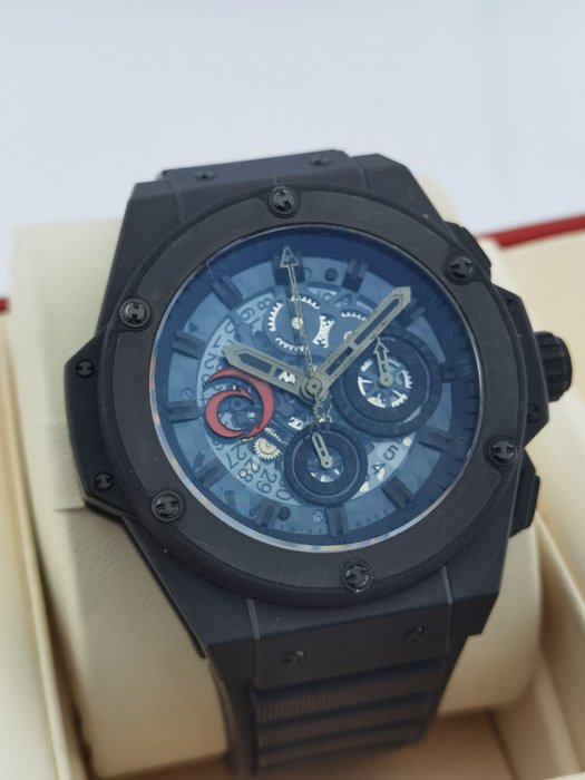 Hublot - King Power All Black Skeleton Alinghi - 710.CI.0110.RX.AGI10 - Mænd - 2011-nu