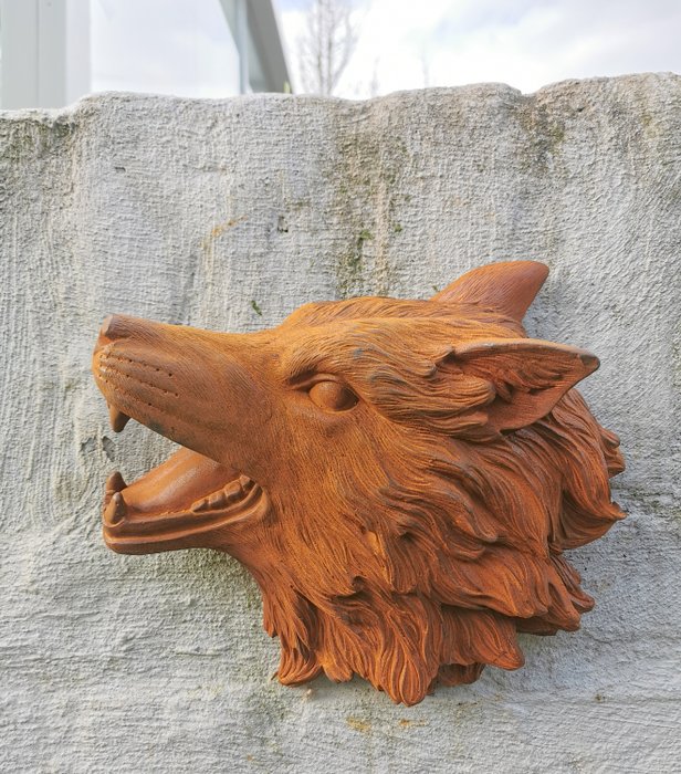 Statuette - Fox wall art - Jern