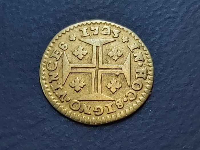 Portugal D João V (1706-1750) Pinto (480 Reis) 1723