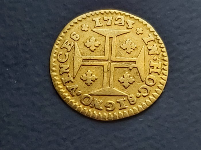 Portugal D João V (1706-1750) Pinto (480 Reis) 1723