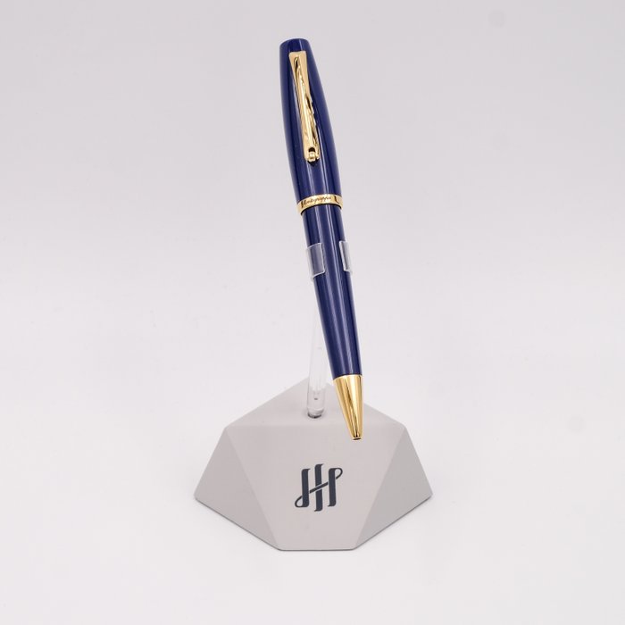 Montegrappa - Manager Navy Blue - Gold Plated Trims (ISMANBYB_3) NO RESERVE PRICE!! - Kuglepen