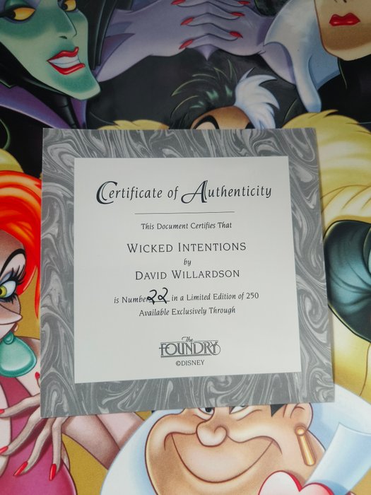 David willardson - 1 Oplader - 101 Dalmatians, Alice in Wonderland, Cinderella, Sleeping Beauty, Snow White  The Seven Dwarfs, The Little Mermaid - Wicked intentions - 2000